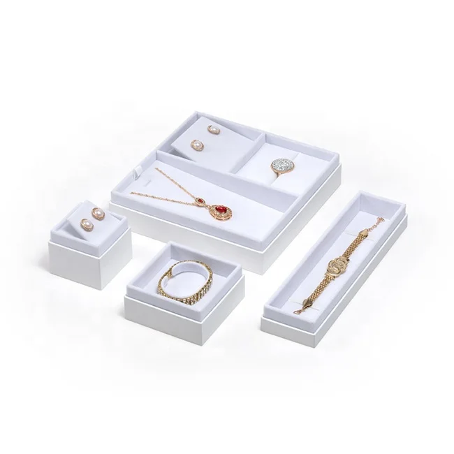 
China customized bracelet necklace earring rings packaging jewellery boxes wholesale 