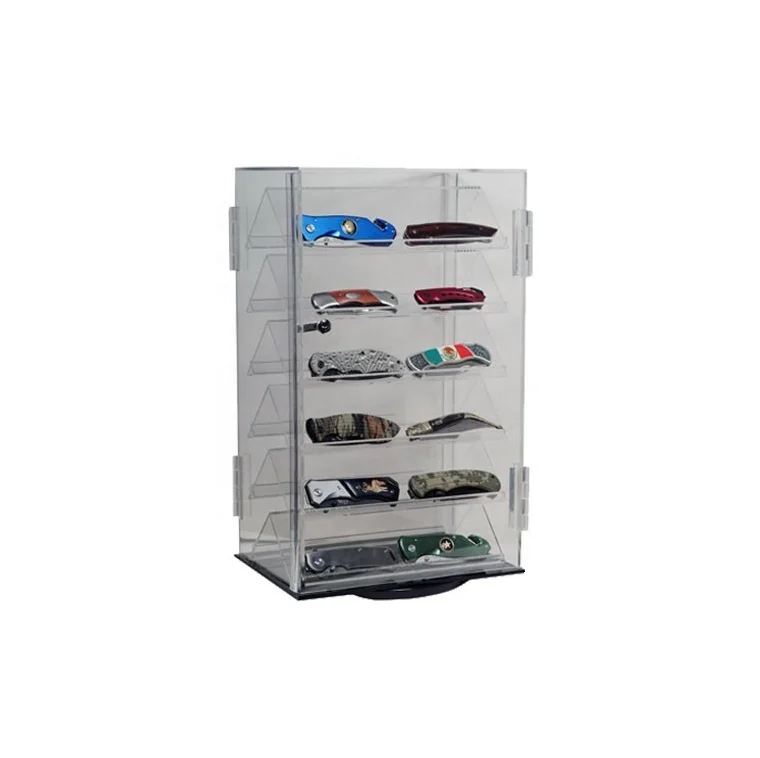 Acrylic Knife Display Case Clear Acrylic Knife Display Stand With Cover
