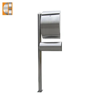Gh 1314r1u2 Stainless Steel Standing Mailbox Gh 1314r1u2 Stainless Steel Standing Mailbox