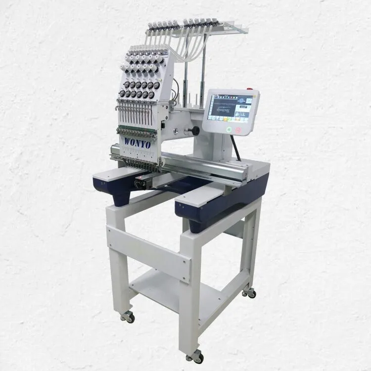 single head 15 needle embroidery machines for prodigi embroidery, View