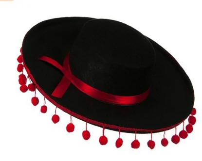 black gaucho hat