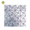 China Cheaper Diamante Glass Square Art Stone Pattern Mosaic Tile SJGL01
