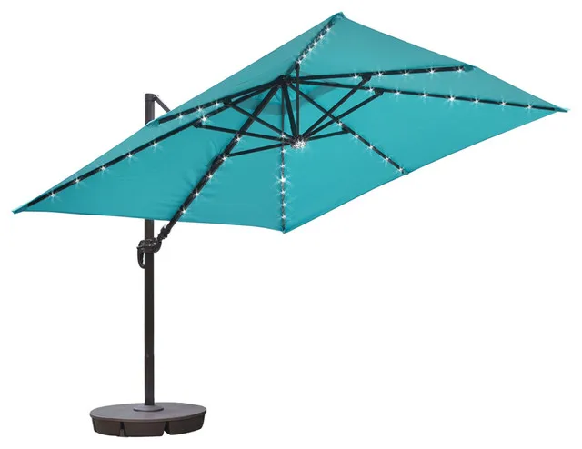 Outdoor Garden Parasol Umbrella Solar 32 Led Lighted Patio Umbrella 10ft Square Cantilever Umbrella Buy Square Patio Umbrella Solar Led Light Umbrella Outdoor Garden Parasol Umbrella Product On Alibaba Com