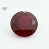 Synthetic 7 # Red Round Machine Cut Ruby