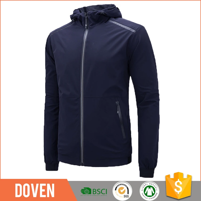 Lightweight waterproof breathable wind breaker jacket