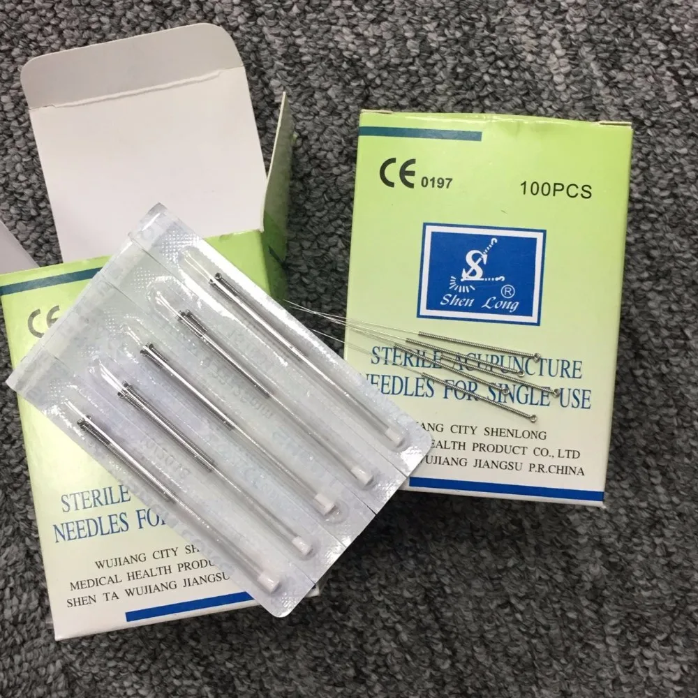 Chinese Traditional Medical Stainless Steel Handle Acupuncture Needle