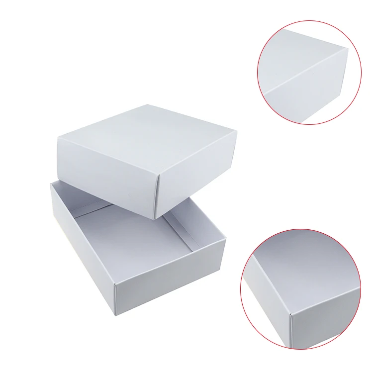 Promotional White Gift Boxes Wholesale White Cardboard T-shirt