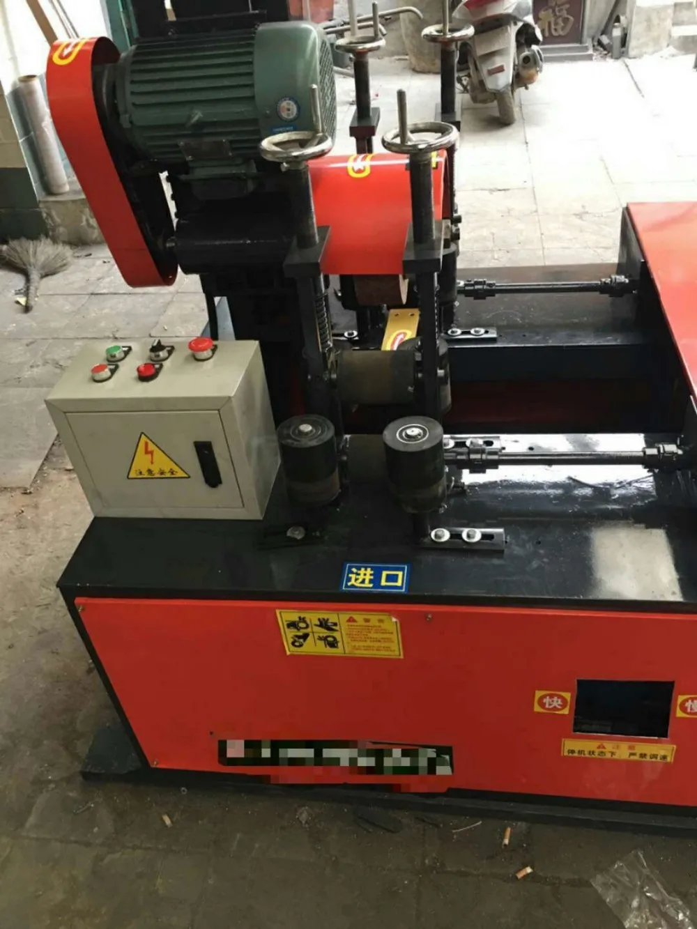 Stainless Steel Flat Bar Polishing Machine (round Bar Machine Also In