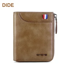 Кожаный подросток зажим для денег держатель кредитной карты смарт портмоне rfid бумажник человек