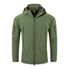 Wholesale Ripstop Outdoor TAD Hunting Hiking Waterproof Tactical Military Hooded Windproof Softshell Jacket For Men