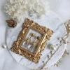2018 new Victorian style copper resin mini jewelry positioning photo frame