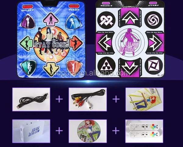 16 bit PC TV USB Wireless Non-Slip Dancing Step Dance Mat Pad 3.jpg