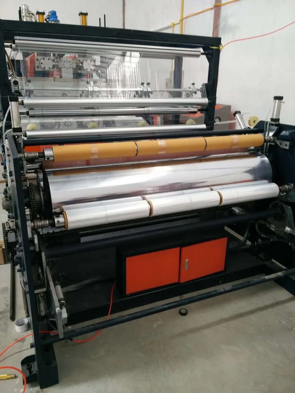 ,Fly500/1000/1500 Pe Casting Film Making Machine,Plastic Film Making