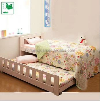 Letto Singolo In Legno Con Letto Estraibile,Singolo Letto A Rotelle ... Letto Singolo In Legno Con Letto Estraibile,Singolo Letto A Rotelle ...