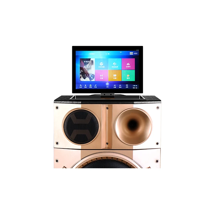 15 Inch Touch Screen Speaker Portable Speaker Subwoofer Rechargeable