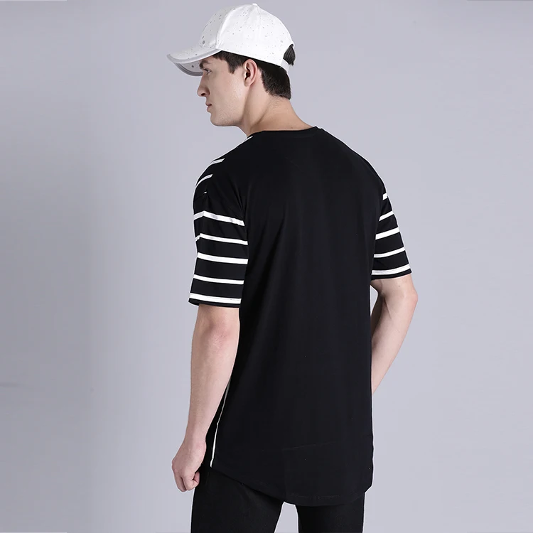 Teen Boys Fashion Clothing T Shirt Custom Made Short Sleeves Stripes T