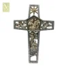 12" inch Resin Cut-out Style Nativity Wall Cross