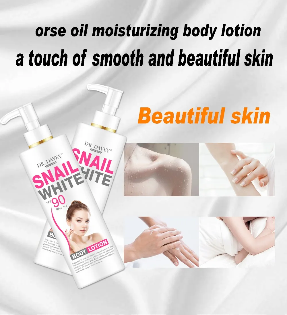 Drdavey Moisturizing Whitening Lightening Snail White Body Lotion Spf90 Buy Body Lotionskin 2676