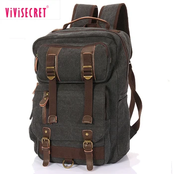 Guangzhou Huakui Leather Co Ltd Canvas Black Daily Hipster School Backpack For Students