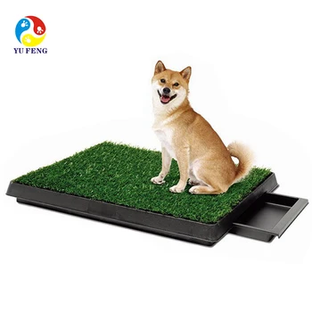 Pet Supply Green Grass Mat Puppy Pee Trainer Indoor Pee Pad Pet