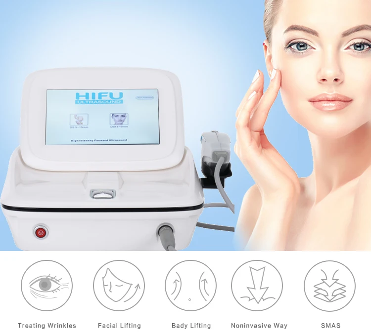 high Intensity Focused Ultrasound machine face anti wrinkle 3D hifu device