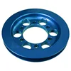 CNC turning stainless/aluminum5052 blue anodize sandblast Crankshaft Pulley,timing belt pulley,idler pulley