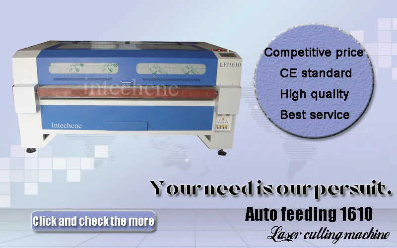 CE approval 1610 auto feeding fractional co2 laser equipment/glass laser cutting machine