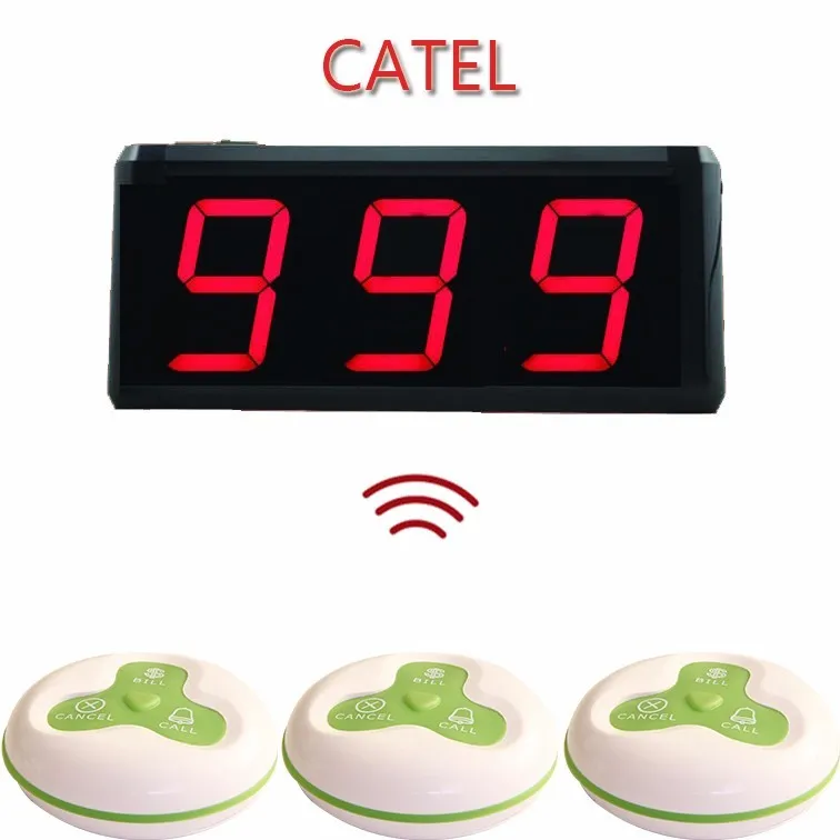 Led Numbering Display Receiver Calling System Restaurant Caller - Buy ...