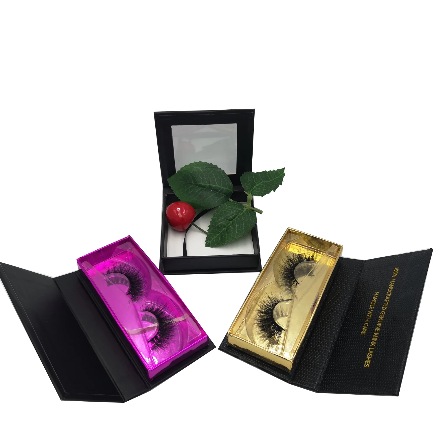 Bulk 25mm Mink Lashes Custom Lash Packaging Box Wholesale Private Label