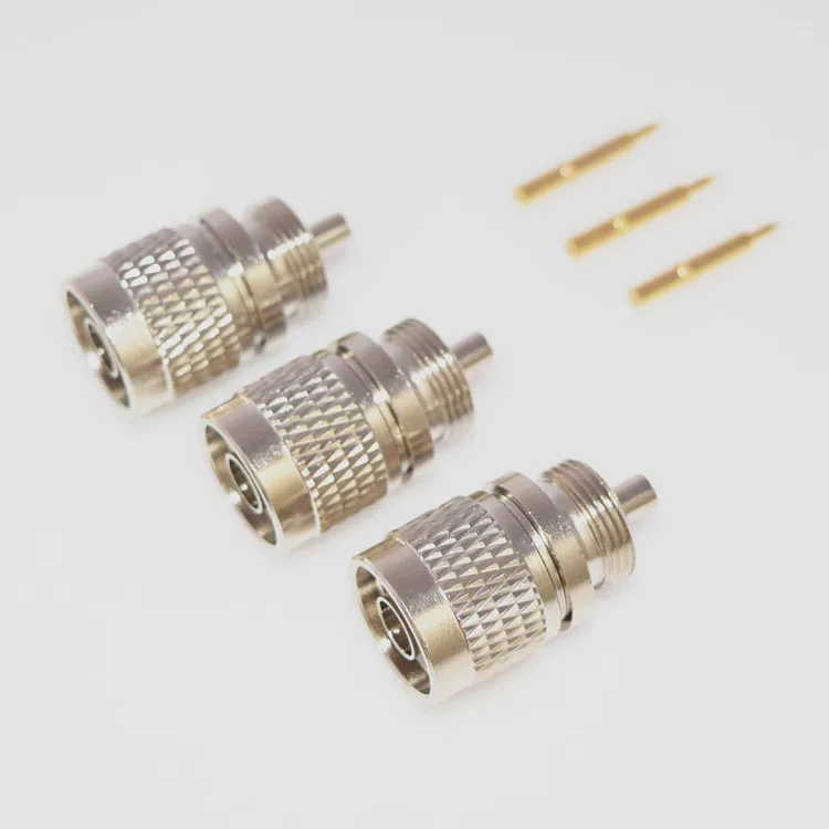 Waterproof N Male Plug 4 Holes Square Panel Mount Rf Coaxial N Type