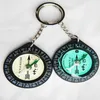 hot sale cheap and waterproof 35mm Muslim Prayer Keychain Compass Qibla Finder Compass for pray support logo