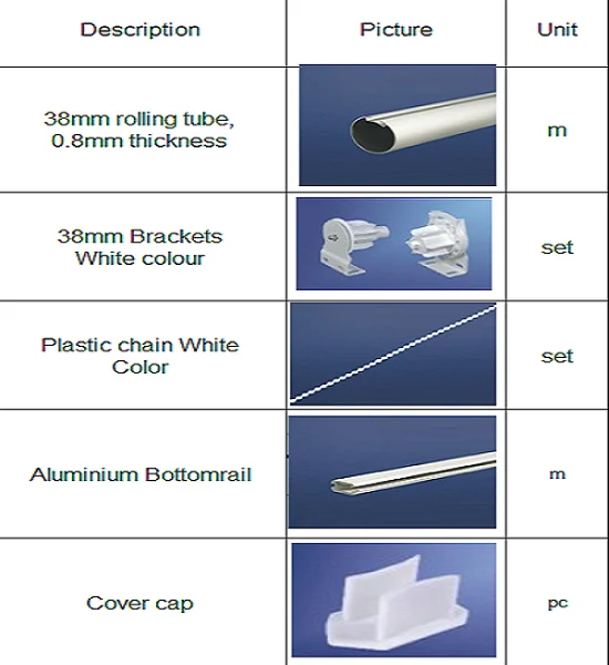 2545mm Aluminium Roller Shade Tube For Roller Blind Components Buy