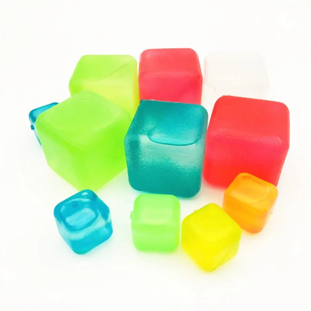 Bpa Free 4.8cm Square Ice Cube/20pcs Ice Cube Pack In A Mesh Bag - Buy ...