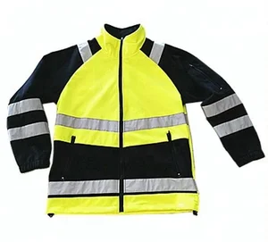 Hi Vis Work Wear Uniform Fleece Jacket Safety Reflective Clothing Hi Vis Work Wear Uniform Fleece Jacket Safety Reflective Clothing