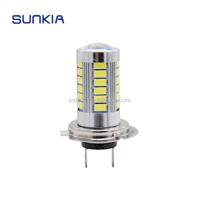 Hot Sale High Power H7 LED Light 5630 Led Chip 33 SMD Fog Light Headlight Driving DRL Car Light Auto Lamp Bulb