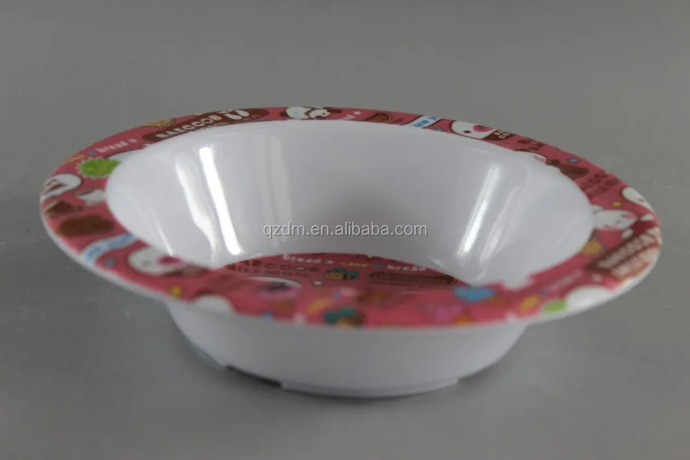 Kids Melamine Round Bowl/Plastic Cereal Bowl