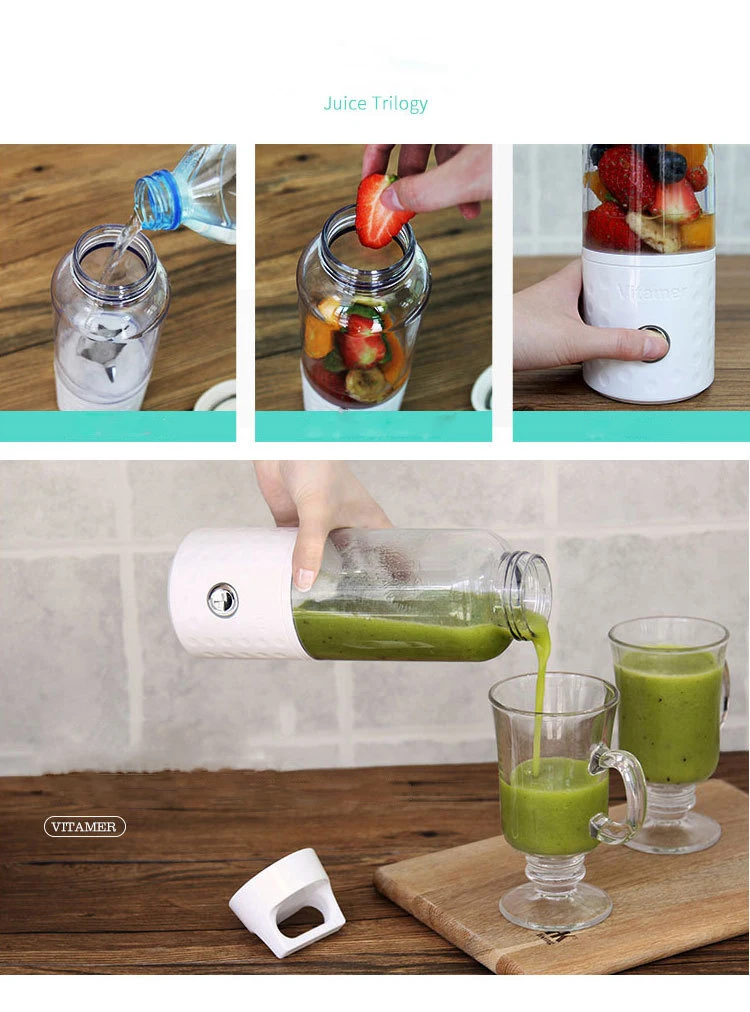Wholesale Vitamer Portable 500ml Blender Usb Rechargeable Electronic