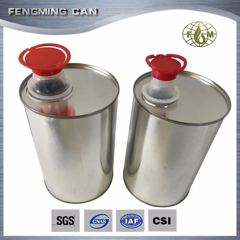 1 Liter Round Empty Engine Oil Tin Can From Tin Can Manufacturer Buy 1 Liter Tin Can,Engine