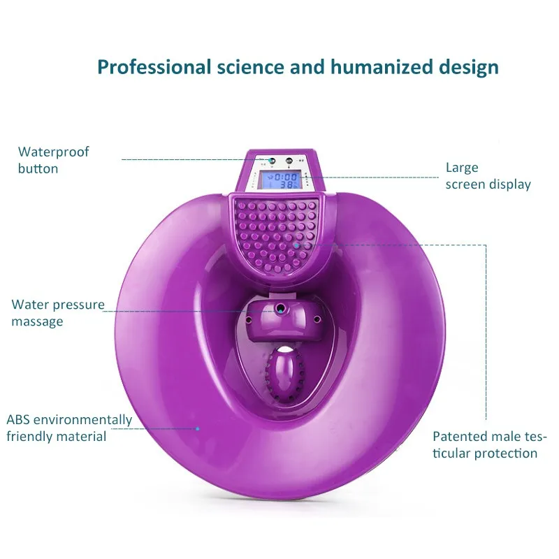 Hot Sell Medical Plastics Auto Sitz Bath Steam Seat Male Prostate Sitz
