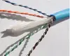 Shenzhen factory UTP FTP Cat 6a lan cable/ 4 pairs LSZH cat6a/ Orange jacket 500 M cable