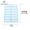 Custom Self Adhesive Sticky White Label Writable Name Stickers Blank Note Label