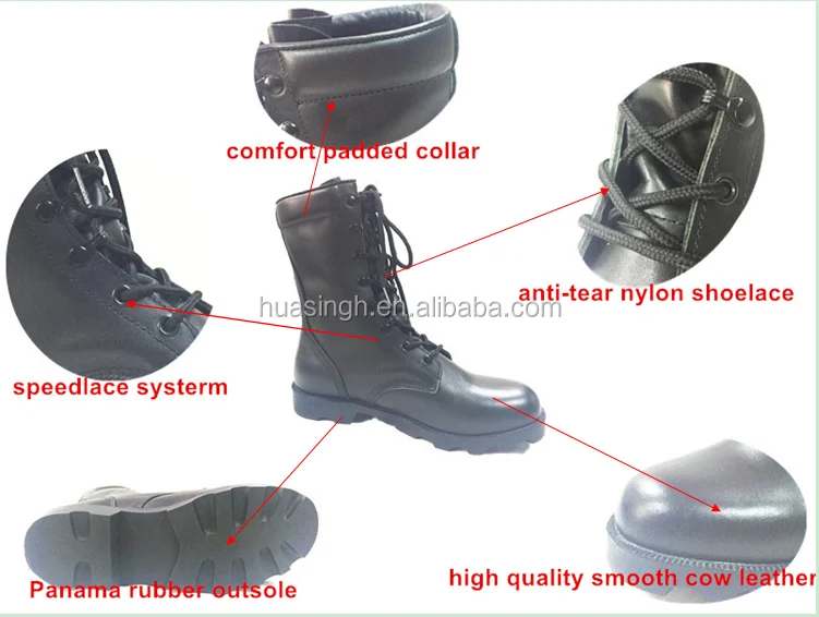 Xc,Full Grain Leather Waterproof Tactical Combat Altama Boots In Black