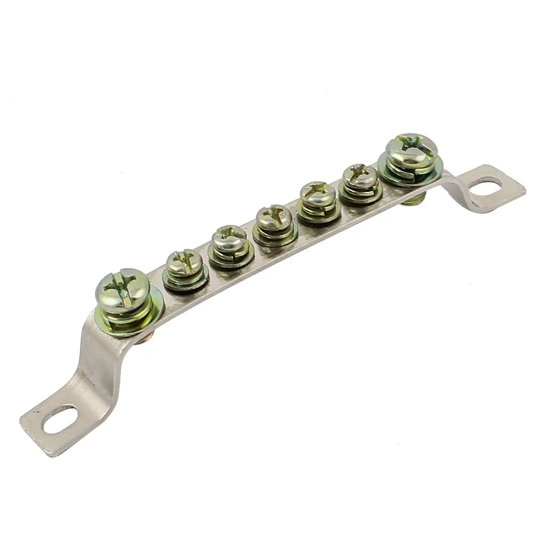 uxcell 7 Positions Ground Wire Electrical Bar Screw Terminal Block Connector
