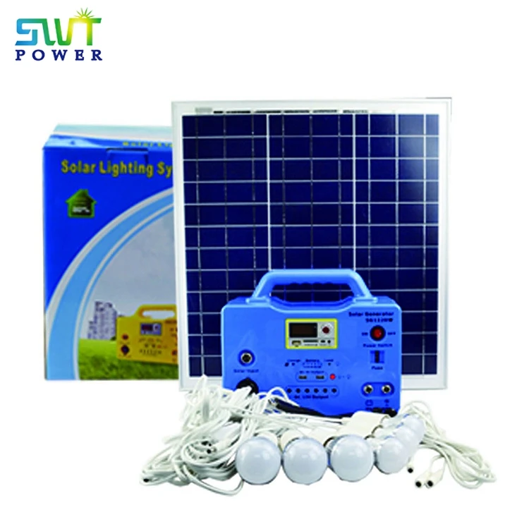 30W DC Solar Panel Kits - Efficient Home Light Systems