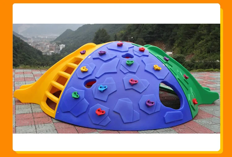 2020 Indoor Outdoor Playground Equipment Plastic Climbing Wall With