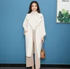Medium and long term loose and comfortable flock cardigan thickening