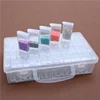 64 Slot Grid Beads Drill Storage Case Diamond Painting Organizer Box for wholesale