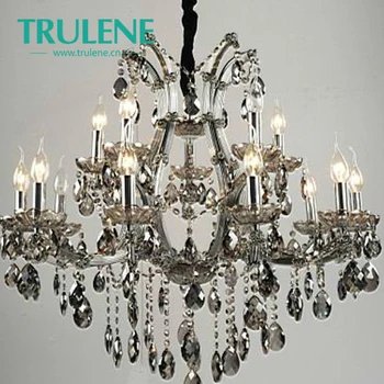 Charming Elegant Hotel Flower Chandelier Round Led Crystal Pendant Elegant Hotel Flower Chandelier