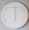 Round type window coverings wooden plantation shutters/ basswood louvers