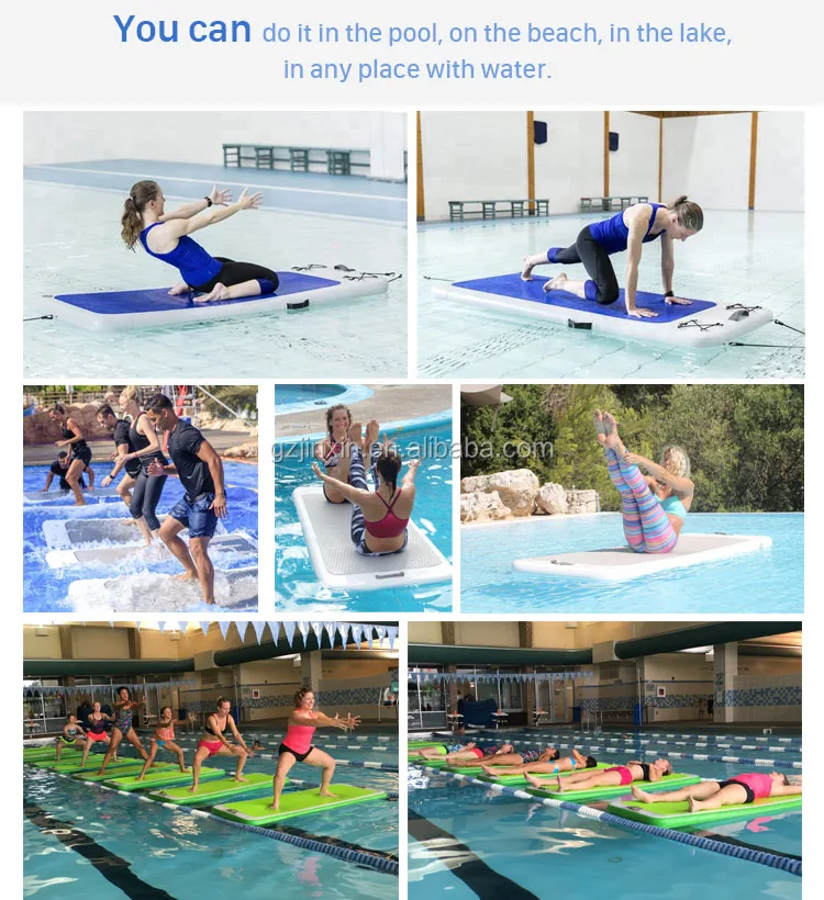 2019 New Swimming Pool Sea Lake Floating Inflatable Aqua Exercise Mats